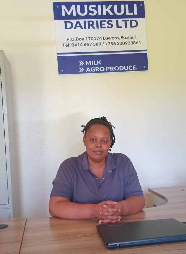 Musikuli Dairies founders Ibrahim Musikuli and Reginah Nabateregga